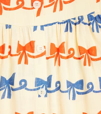 Ribbon Bow ruffle-trimmed dress | Bobo Choses