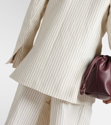 Blazer in cotone e lino a righe | Frame