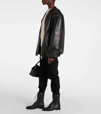 Lugata leather lace-up boots | Manolo Blahnik