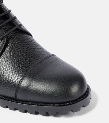 Lugata leather lace-up boots | Manolo Blahnik