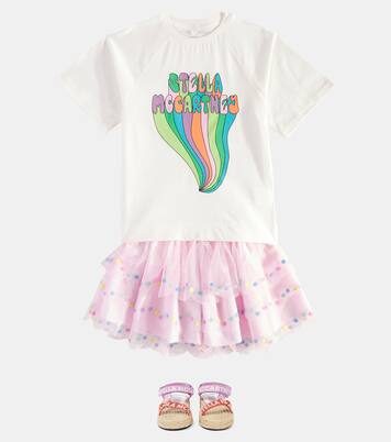 Logo cotton jersey T-shirt | Stella McCartney Kids
