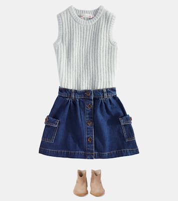 Jupe Génèse en jean | Bonpoint