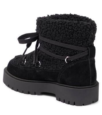 Botines de borrego sintético con ante | Il Gufo