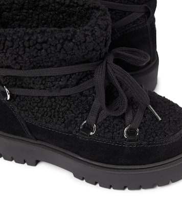 Botines de borrego sintético con ante | Il Gufo