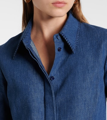 Hemd Cruz aus Baumwolle und Leinen | Gabriela Hearst