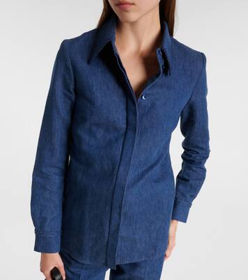 Hemd Cruz aus Baumwolle und Leinen | Gabriela Hearst