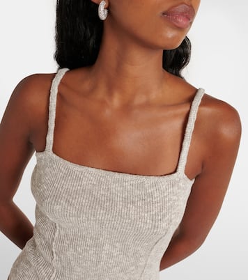 Knitted linen and cotton bodysuit | Magda Butrym