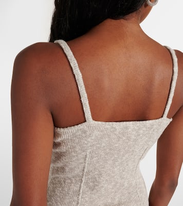 Knitted linen and cotton bodysuit | Magda Butrym