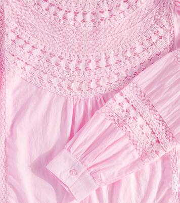 Broderie anglaise cotton blouse | The New Society