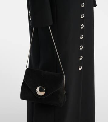 Schultertasche Bobbi aus Veloursleder | Khaite