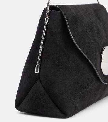Schultertasche Bobbi aus Veloursleder | Khaite
