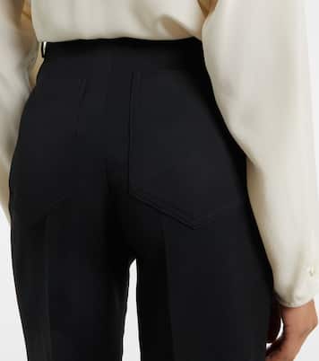 Pantalones anchos Alina de tiro alto | Victoria Beckham