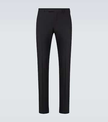 Pantalones de traje de lana y mohair | Lardini