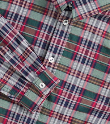 Daho checked cotton shirt | Bonpoint