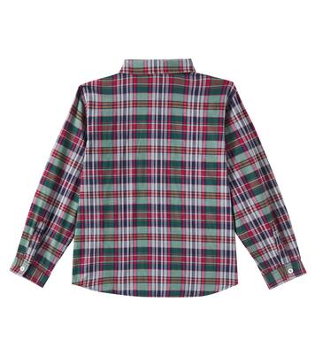 Daho checked cotton shirt | Bonpoint