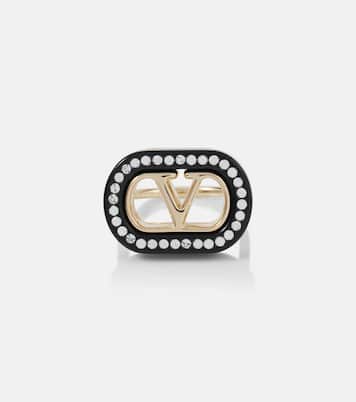 VLogo embellished ring | Valentino
