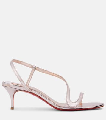 Rosalie metallic leather sandals | Christian Louboutin