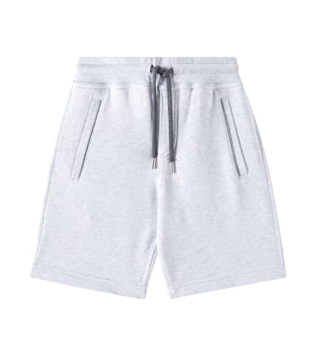 Cotton-blend Bermuda shorts | Brunello Cucinelli Kids