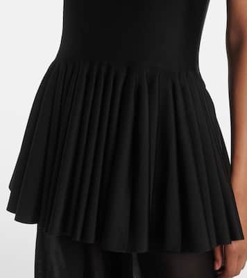 Pleated turtleneck top | Alaïa