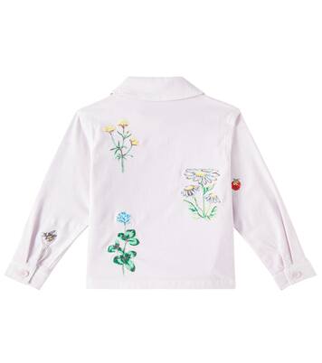 Embroidered cotton jacket | Stella McCartney Kids