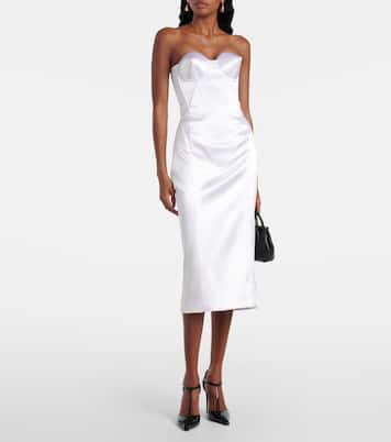 Midikleid aus Satin | Dolce&Gabbana