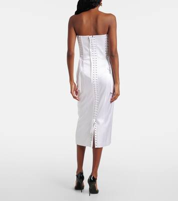Midikleid aus Satin | Dolce&Gabbana