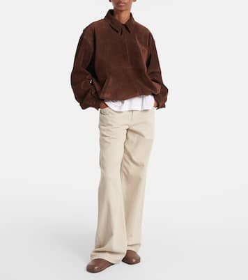 Roana suede bomber jacket | The Row