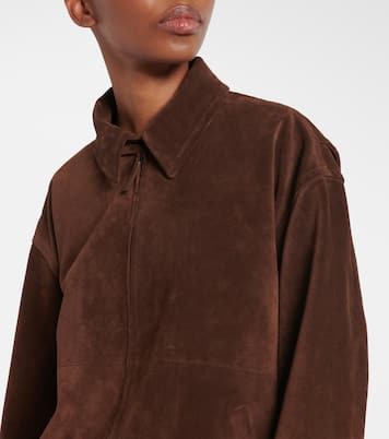 Roana suede bomber jacket | The Row