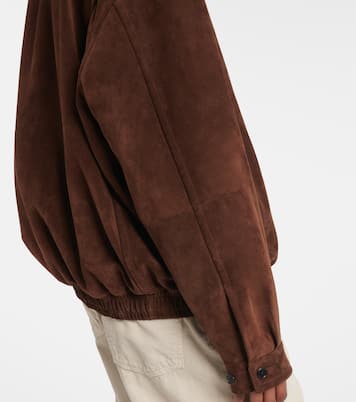 Roana suede bomber jacket | The Row
