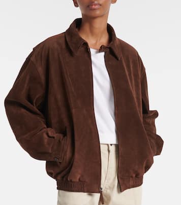 Roana suede bomber jacket | The Row