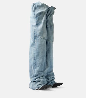 Pantabotas New Flex 90 en denim | Balenciaga