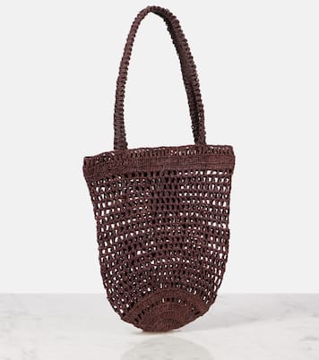 Summer Banana Small raffia tote bag | Chloé