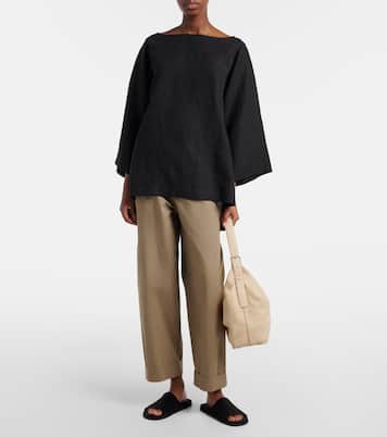 Schultertasche Isa aus Leder | The Row