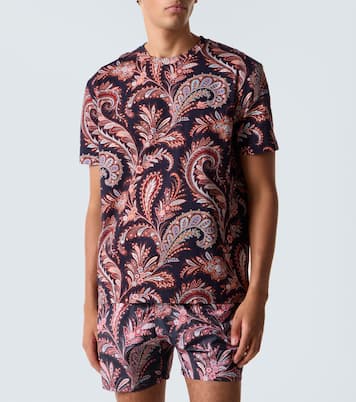 Paisley cotton jersey T-shirt  | Etro