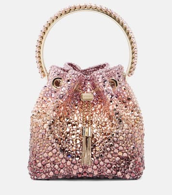 Bon Bon Micro embellished bucket bag | Jimmy Choo