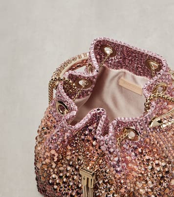 Bon Bon Micro embellished bucket bag | Jimmy Choo