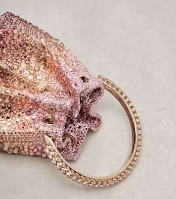 Bon Bon Micro embellished bucket bag | Jimmy Choo