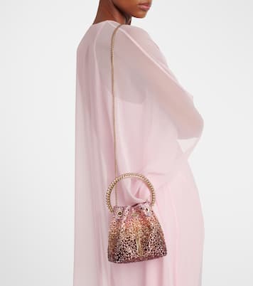 Bon Bon Micro embellished bucket bag | Jimmy Choo