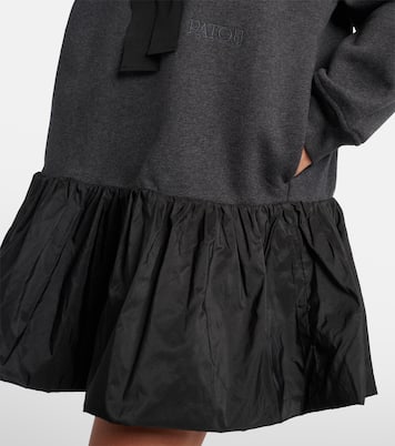 Robe sweat-shirt à capuche en coton | Patou