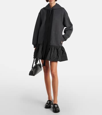 Robe sweat-shirt à capuche en coton | Patou