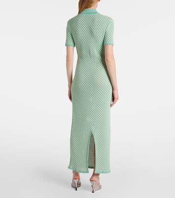 Maxikleid aus Häkelstrick | Versace