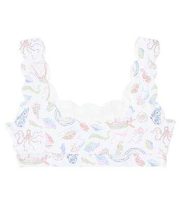 Top de bikini Bumby Palm Springs festoneado | Marysia Bumby