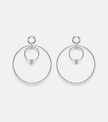 Echo sterling silver and 18kt gold hoop earrings | Spinelli Kilcollin
