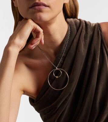 Echo sterling silver and 18kt gold hoop earrings | Spinelli Kilcollin