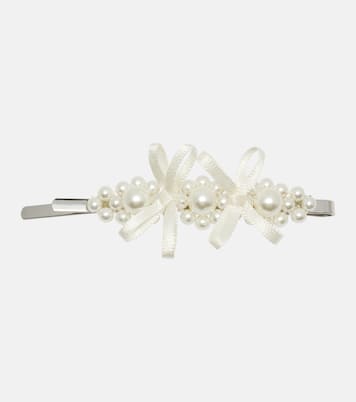 Faux pearl-embellished hair clip | Simone Rocha