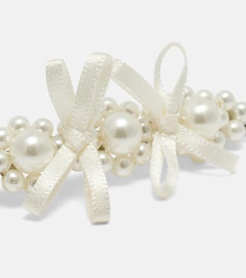 Faux pearl-embellished hair clip | Simone Rocha