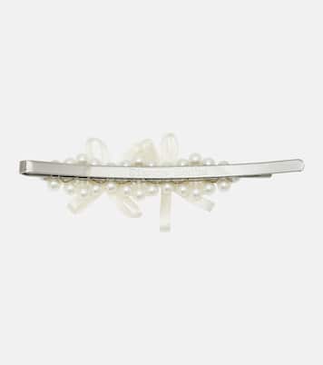 Faux pearl-embellished hair clip | Simone Rocha