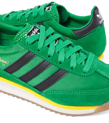 SL 72 RS suede-trimmed sneakers | Adidas Originals Kids