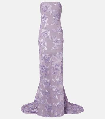 Robe longue à fleurs | Rotate