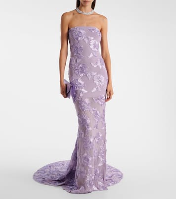 Robe longue à fleurs | Rotate